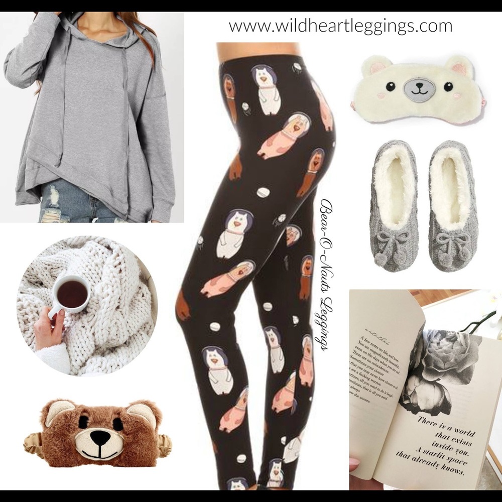 Astronaut Bears Leggings